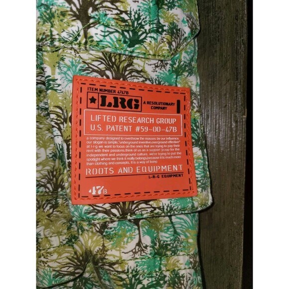 LRG Surplus Roots Overdose Shorts Size Large XXL 41" Waist 100% Cotton - Picture 4 of 7
